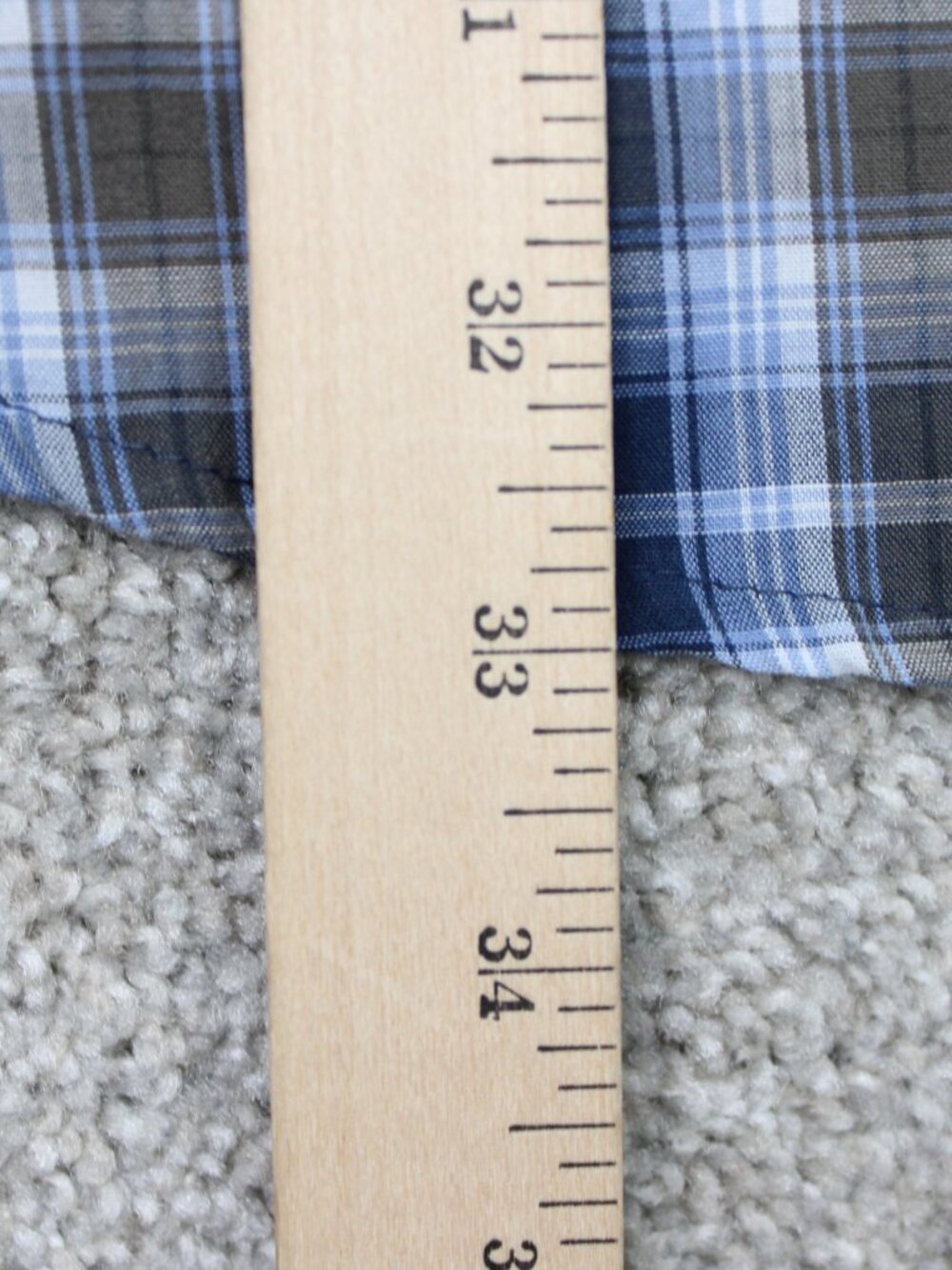 Ely Cattleman Shirt Mens 2XL XXL Blue Plaid Pearl Snap Western Short Sleeve - Picture 11 of 12